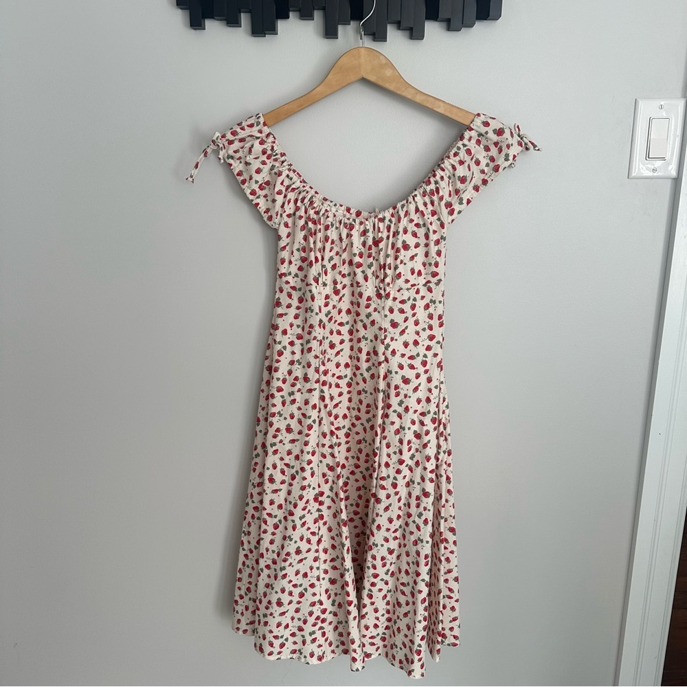Heart of Haute Hilda Strawberry Print Dress